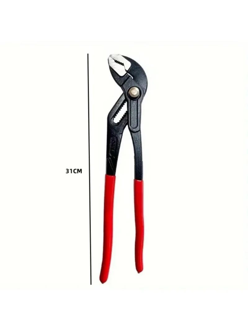 Description Picture 3 of item7/10/12 Inch Water Pump Pliers Quick-Release Plumbing Pliers Pipe Wrench Adjustable Water Pipe Clamp Pliers Household Hand Tools