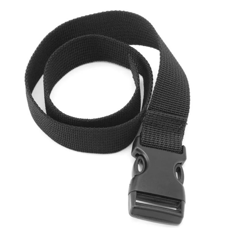 Description Picture 2 of item0.5-3M Black Durable Nylon Travel Tied Cargo Tie Down Luggage Lash Belt Strap with Cam Buckle Travel Kits Outdoor Camping Tool