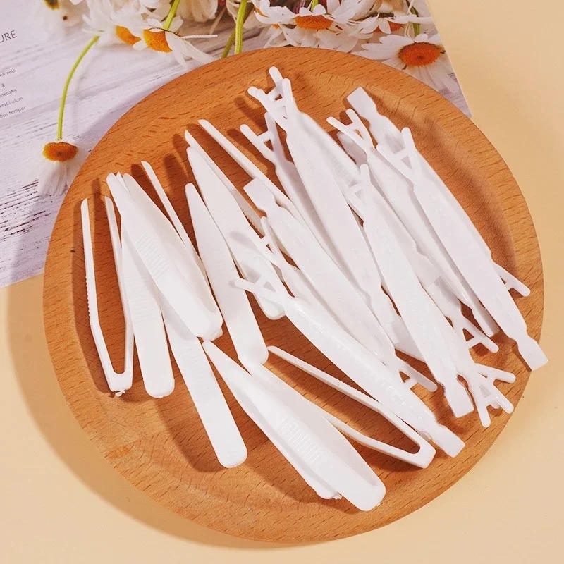 Description Picture 2 of item20pcs Disposable Double Eyelid Sticker Auxiliary Tool Plastic Clip Tweezers Stereotype Y Fork Cosmetic Beauty Tape Supply