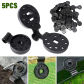 5PCS Black 10cm
