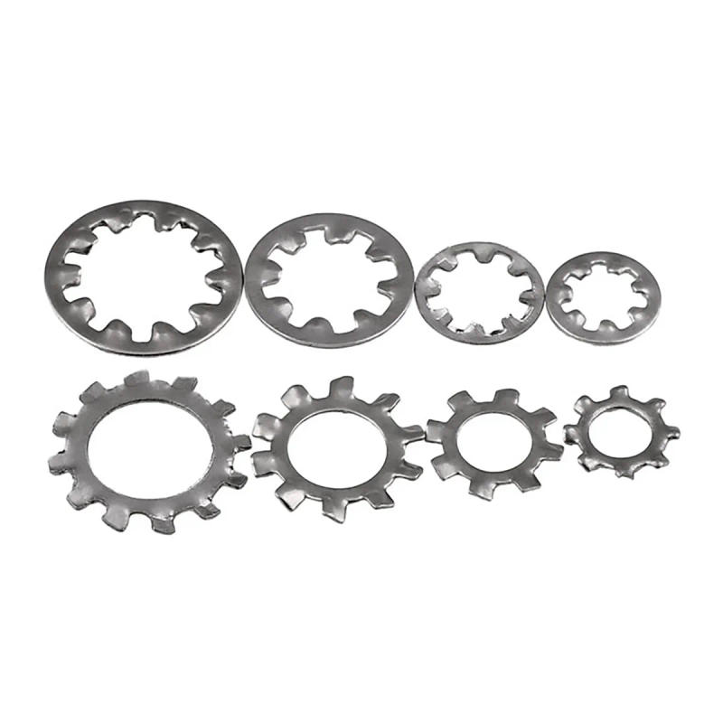 Description Picture 5 of item304 SS Lock Washer / External And Internal Serration Gasket /Metal Multi Tooth Anti-Skid And Anti Loosening Gasket