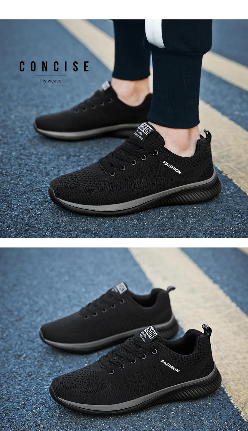 Description Picture 6 of itemMen Running Shoes 2021 Comfortable Sport Shoes Men Trend Lightweight Walking Shoes Men Sneakers Breathable Zapatillas