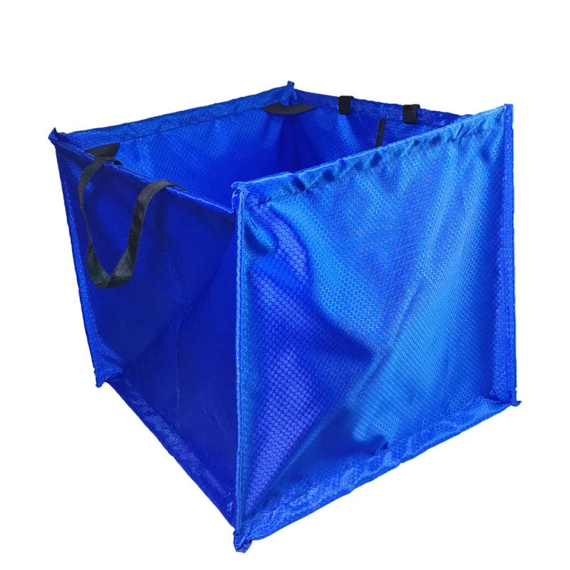 Description Picture 5 of item3 Color Nylon Folding Cube Rock Climbing Arborist Throw Line Rope Foldable Storage Bag for Camping Hiking Climbing Accessory