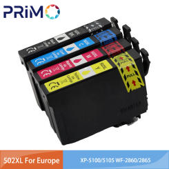 T502XL 502XL 502 XL Ink Cartridge with Chip for Epson XP-5100 XP-5105 WF-2860DWF WF-2865DWF WF-2880 WF-2885 Inkjet