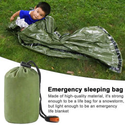210*90cm Emergency Sleeping Bag Portable Thermal Blanket Waterproof Outdoor Camping Backpacking Hiking Bivvy Sack Survival Gear