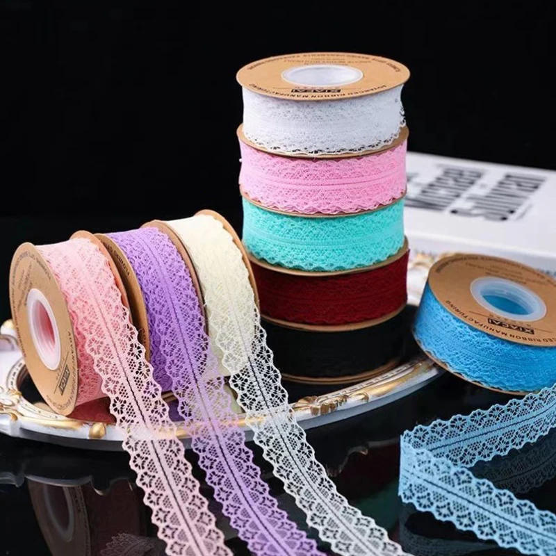 Description Picture 2 of itemLace Trim Ribbon 3cm Wide Vintage Pattern Roll Ribbons 25 Yards For Gift Wrapping Valentine's Day Floral DIY Crafts Sewing