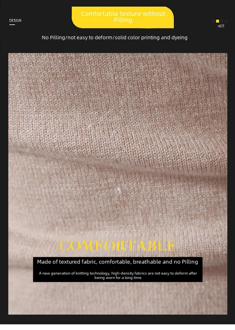 Description Picture 4 of itemMen's Winter Turtleneck Pullover Thermal Sweater Polo/turtle Neck Pullover Sweater Other Material