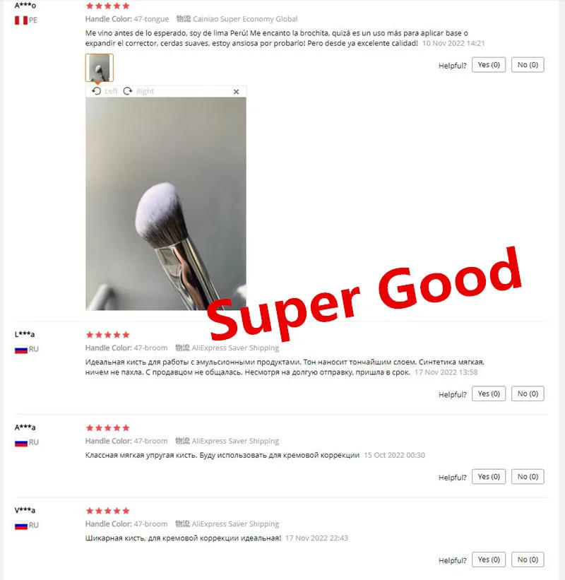 Description Picture 3 of itemKSHBO 1/2Piece Foundation Concealer Brush Face Shadow Broom Eyeshadow Stippling Concealer Brushes Makeup Tools ,model 52#