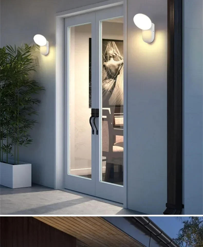 Description Picture 6 of itemLED Simple and Bright Human Body Induction Wall Lamp Outdoor Waterproof Exterior Wall Lamp Villa Garden Balcony Terrace Lamp