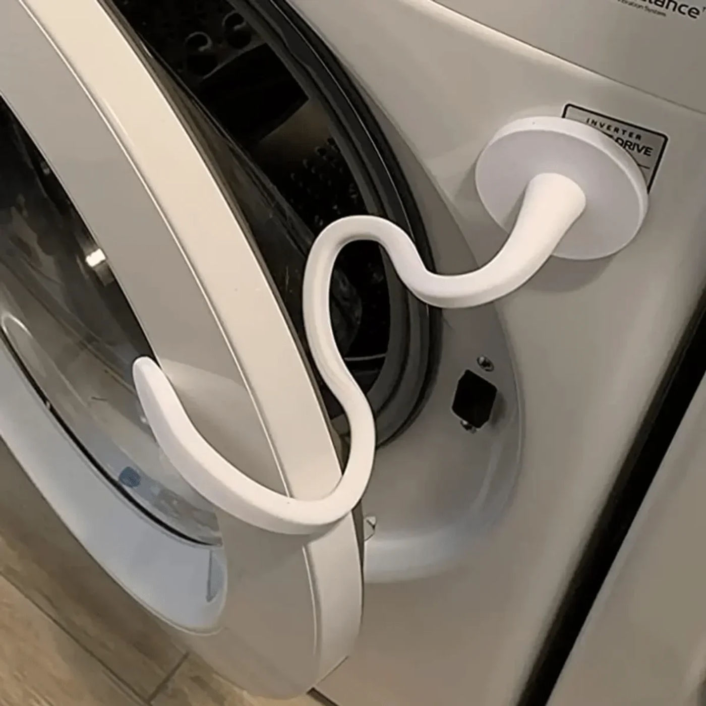 Description Picture 2 of itemMagnetic Washer Door Prop-Stabilizer for Front Load Machines-Easy-Install, Flex Design-Fits Most Washers & RV Laundry Doors