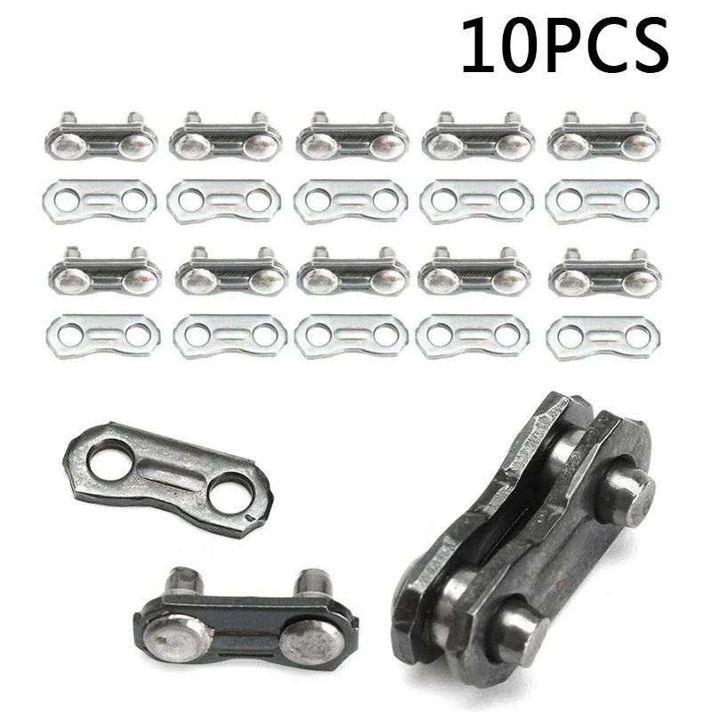 Description Picture 2 of itemKit Chain 10PCS Links For JOINING 325 058 Steel Chainsaw Joiners Part Tool Replaces New Hot Sale Newest Latest