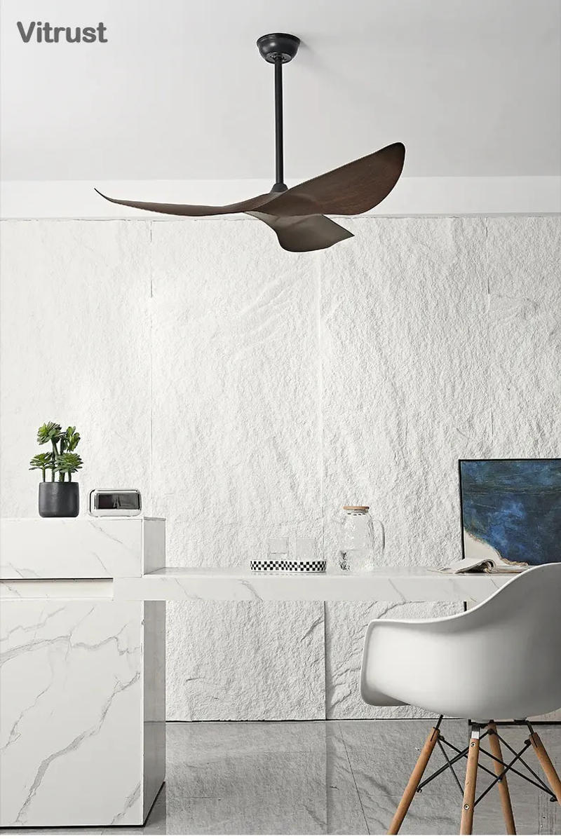 Description Picture 2 of itemRetro Ceiling Fan 3 ABS Blades 6 Speeds Smart Timing Reversible DC Motor Modern Ceiling Fan for Indoor Outdoor Farmhouse/Patios