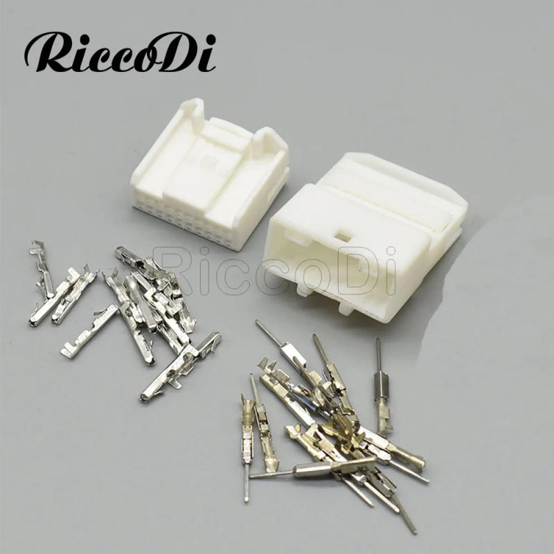 Description Picture 6 of item1 Set 4/8/10/12/2024/28/32/40 Pin 0.7MM Car Navigation Reversing Mirror Wiring Harness Connector Automotive Audio Plug