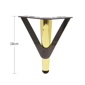 4pcs Metal Furniture Legs for Sofa Feet 15/18cm Thicken Home Hardware Replacement Foot Bedside TV Cabinet Coffee Table Legs