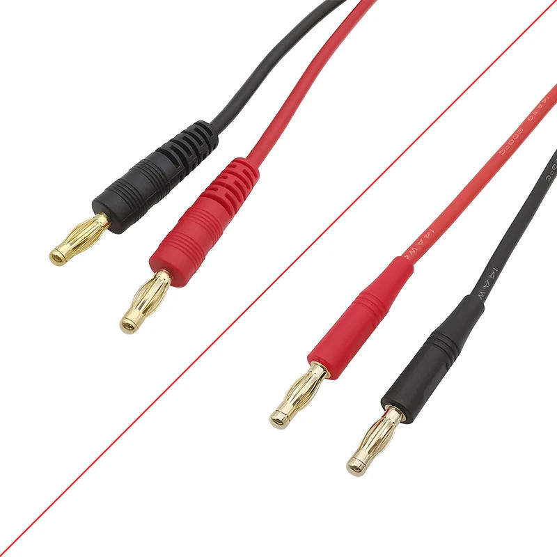 Description Picture 5 of item1Pcs 4mm Banana Plug to XT90 / XT60 / EC5 / EC3 / TRX / MPX / T Male Plug Connector 14AWG Silicone Wire For RC Lipo Battery