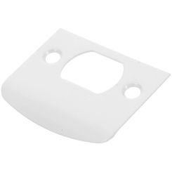 Door Lock Guide Plate Strike Hole Cover Latch Screen Plates for Interior Doors Right Angle Exterior Stainless Steel