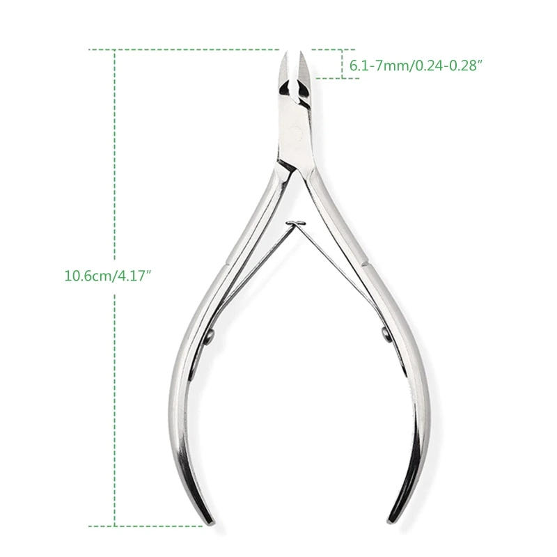 Description Picture 6 of itemDead Skin Remover Cuticle Scissors Extra Fine Curved Manicure Nippers Cuticle Clipper Toenail Nippers for thick Toenails