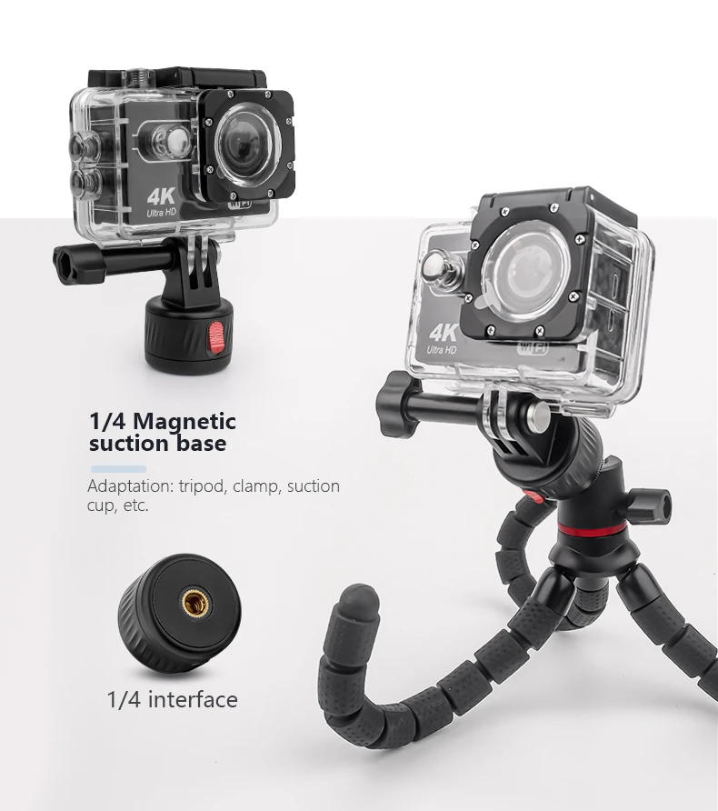 Description Picture 5 of itemQuick Release Magnetic Mount Base GoPro & 1/4'' Tripod Mount Base Adapter for GoPro 11 10 9 Insta360 Action Camera Accessories