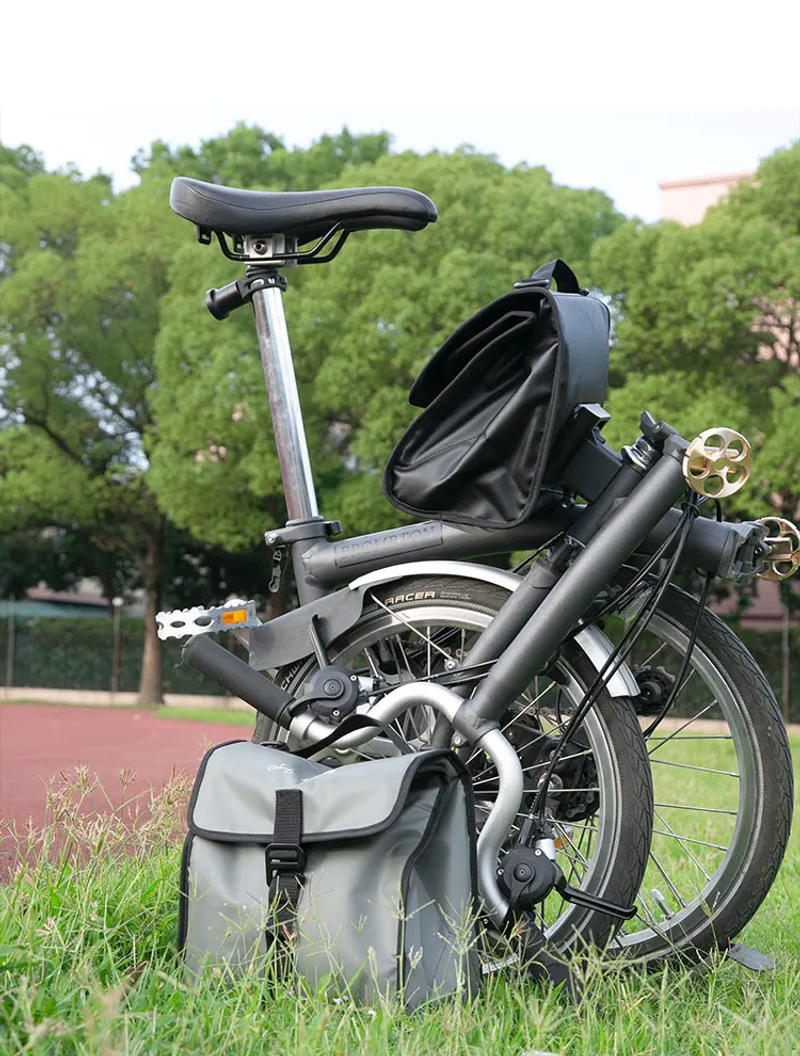 Description Picture 5 of itemFor Brompton Front Bag Insulated Bicycle Bag Quick Release 4-7L Waterproof Bicycle Bag Suitable For Brompton Bicycles