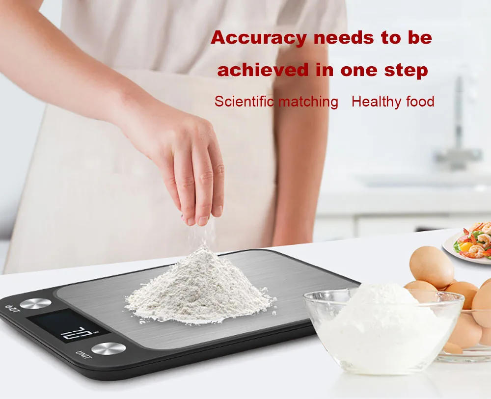 Description Picture 3 of itemKitchen Scale 15Kg/1g Baking Weighing Food Coffee Balance Smart Electronic Digital Scales Stainless Steel Design for Cooking