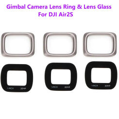 Original Air 2S Gimbal Camera Lens Ring & Lens Glass Lens Frame Replacement For DJI Air 2S Drone Repair Spare Parts New In Stock