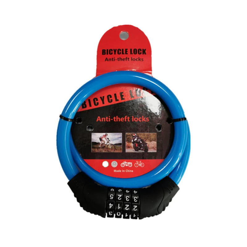 Description Picture 6 of itemSecurity 4-Digit Password Lock Anti-Theft Combination Mountain Bike Outdoor Equipment Chain Lock Bicycle Lock