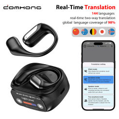Hanging Ear Style Translate Headphones Global Languages Low Delay Translator Bluetooth 5.4 HIFI 360 Degree Stereo Sound Headset