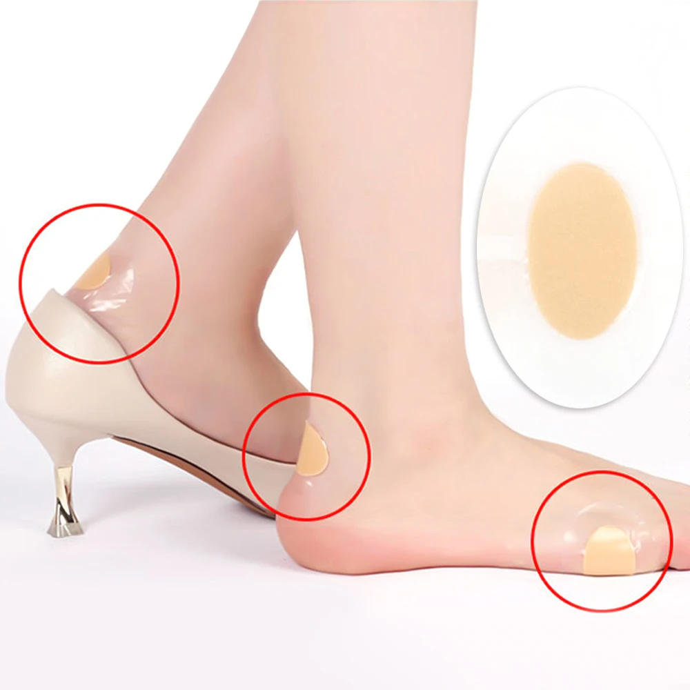 Description Picture 5 of item10-50PCS Gel Shoes Stickers Soft Hydrocolloid Pads Relief Pain Blisters Bunions Corns Calluses Friction Pressure Heel Pain Patch