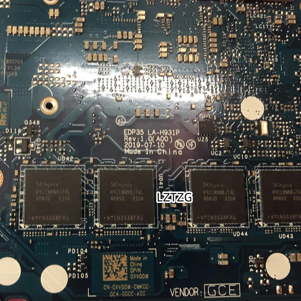 Description Picture 4 of itemLA-H931P For Dell XPS 13 7390 Laptop Motherboard I3-10110U/I5-10210U/I7-10510U CPU 8G/16G RAM CN-0XVGGW  0F3VKC 100% Tested OK