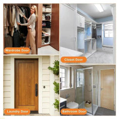 U13A Professional Bifold Door Hardware set 2 Pack Repair Replacement Parts for Bifold Door Sliding Door Closet Door Durable