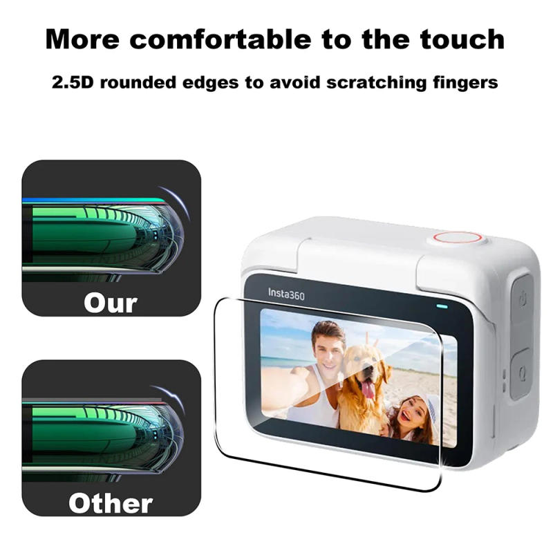 Description Picture 6 of itemFor Insta360 GO 3/3S Screen Protector Tempered Glass HD Protective Film Scratch Resistant for Insta 360 GO 3 Camera Accessories