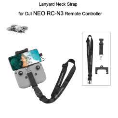 Wtohoby Adjustable Lanyard for DJI NEO RC-N3 Remote Controller Neck Strap Belt with Fixed Clip Hook Camera NEO Drones Accessory