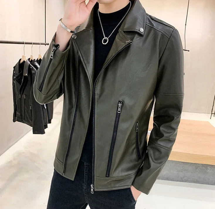 Description Picture 5 of itemOversize Men's Suit Jackets Party Coat Leather Plus Big Size Male Blazer Casual Fashionable Summer Menswear Simple Breasted 2024