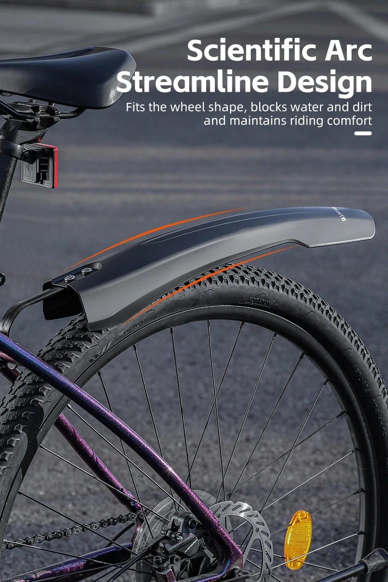 Description Picture 6 of itemWEST BIKING Widen Bicycle Fender Durable Mountain Bike Fender For 26/27.5/29 Inch MTB Adjustable Fenders Set Cycling Protector