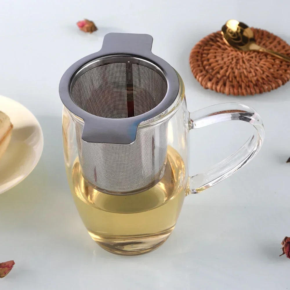 Description Picture 4 of itemStainless Steel Tea Infuser Teapot Tray Spice Tea Strainer Herbal Filter Teaware Accessories Kitchen Tools Infusers Tea Leak