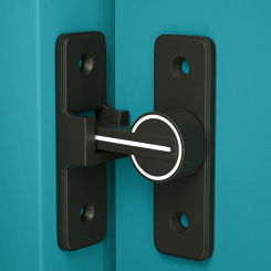 Luminous Barn Door Lock Heavy Duty Sliding Barn Door Latch Zinc Alloy Safety Door Bolt Latch Lock for Bathroom Garage Window