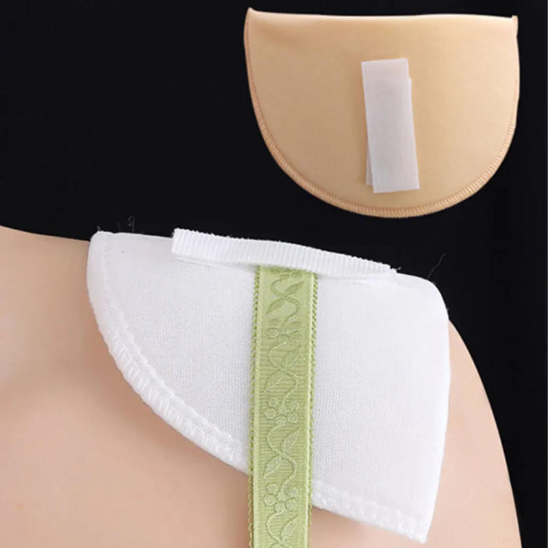 Description Picture 5 of item2pairs Soft And Comfortable Sponge Shoulder Pads For Clothes Detachable Clothes Shoulder Pads