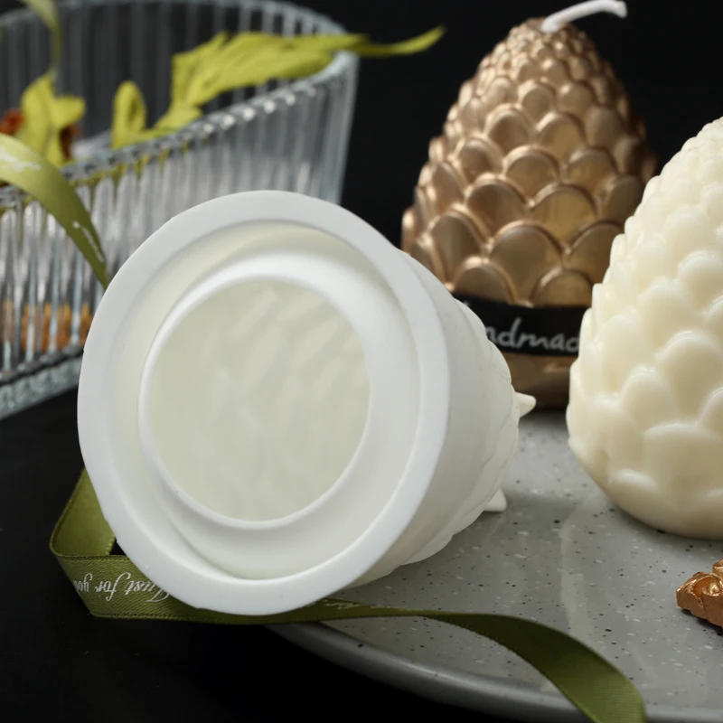 Description Picture 5 of item3D Pine Cones Silicone Candle Mold For DIY Aromatic Candle Making Resin Soap Mold Christmas Gifts Craft Supplies Home Decor