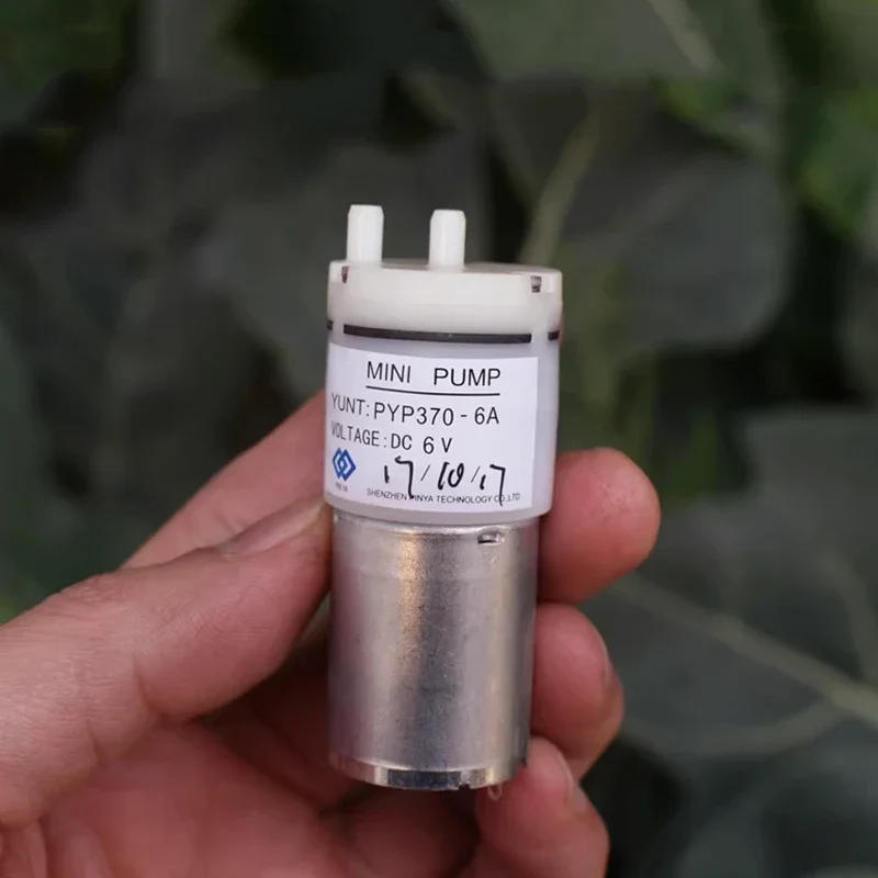 Description Picture 6 of itemDC 5V 6V Small 370 Motor Diaphragm Pump Vacuum Air Oxygen Pressure Pump Mini Negative Pressure Suction Pump PYP370-6A
