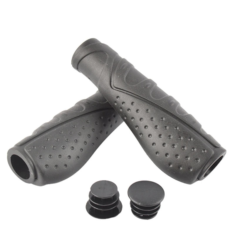 Description Picture 5 of item1 Pair Mountain Bicycle Folding Bike Long Short Lock Handlebar Grips Shift Handle Cover Sleeve Bicycle Handlebar Bike Parts