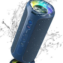 Ortizan Wireless Bluetooth Speaker with 40W HD Sound and Bass, IPX7 Waterproof,30H Playtime, Bluetooth 5.3, Handsfree, TF/AUX in