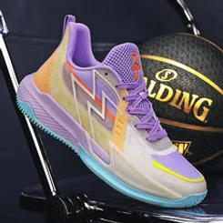 High Quality Men‘s Basketball Shoes Cushioning Women Running Sneakers  Basketball Trainers Anti-slip Lace-up Athletic Shoes