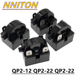 1pcs new for Refrigerator fittings Refrigerator freezer PTC starter thermal protector relay QP2-12 QP2-22 QP2-33 QP2-15 1 Plug