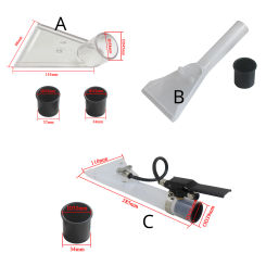 38 35 32mm Vacuum Cleaner Swivel Head Floor Nozzle Transparent Sofa Carpet Cleaner Nozzles Vacuum Cleaner Parts