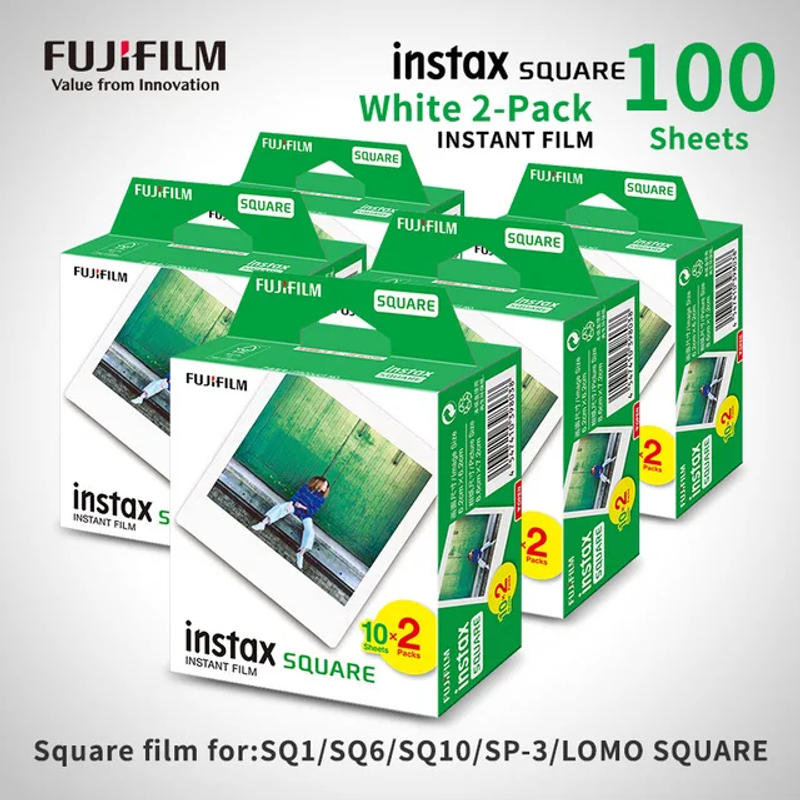 Description Picture 4 of itemGenuine Fujifilm Instax Square Instant White Edge Film Color Film For Fuji SQ10 SQ6 SQ1 SQ20 SP3 Hybrid Format Cameras