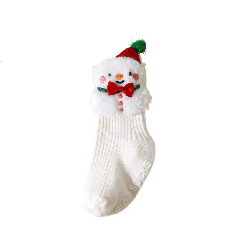 Description Picture 5 of itemCute Soft Christmas Baby Socks Cotton Anti Slip Newborn Floor Socks Thicken Santa Claus New Year Toddler Socks Winter