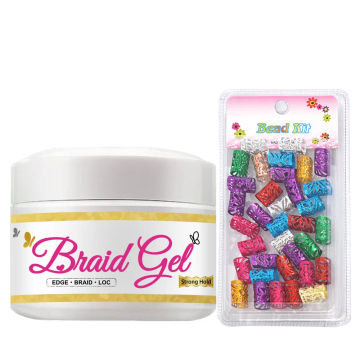 Braiding Gel Extrem Hold Frizz Hair Control Non White Neat Conditioning Shine Dreadlocks Accessories Hair Wax Curly Hair Product