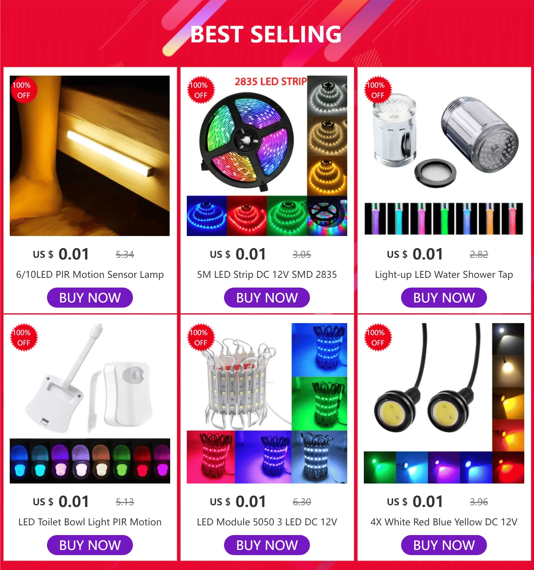 Description Picture 4 of itemSolar Charging Stair Lights 3LED Stainless Steel Outdoor Garden For Home Courtyard Wall Fence Park Decorative Atmosphere Lamps