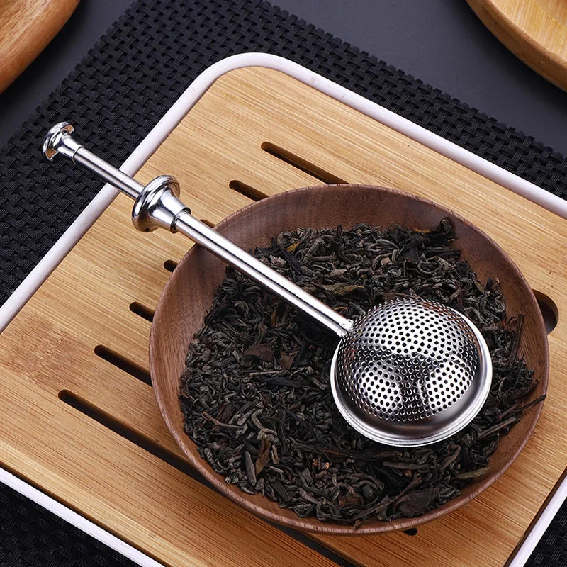 Description Picture 2 of itemTea Infuser Stainless Steel Tea Strainer Leaf Tea Filter Sieve Spice Ball Infuser Mesh Strainer Tea Brewing Kitchen Accessories