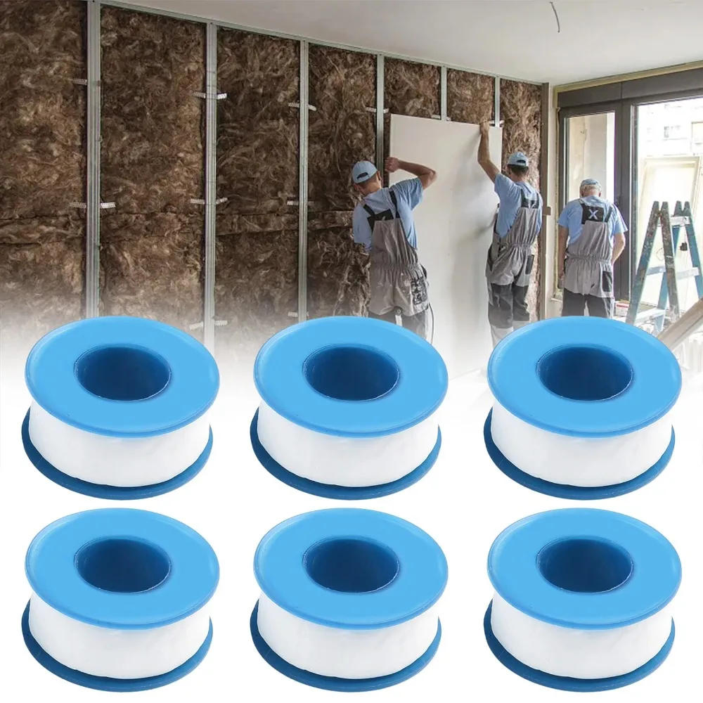 Description Picture 2 of item10/15/18/20M PTFE White Threaded Sealing Tape Adhesive Plumbers Sealing Tape Fitting Thread Seal Tape Strong Extensibility